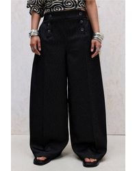 Urban Outfitters - Uo Sailor Button Front Trousers At - Lyst