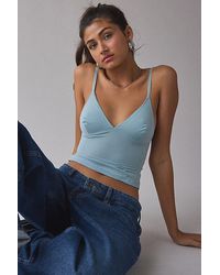 Out From Under - Je T'Aime Mesh Cropped Cami - Lyst