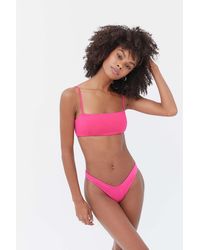 Indah Volt Simple Seamless Thong - Pink