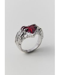Urban Outfitters - Poe Statement Heart Ring - Lyst