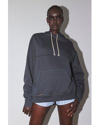 Out From Under - Raw Edge Oversized Hoodie Sweatshirt - Lyst
