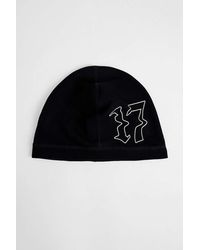 iets frans... - Black Jersey Skull Beanie - Lyst