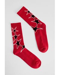 Urban Outfitters - Uo Red Star Socks - Lyst