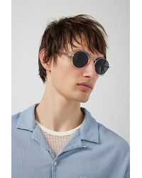 Urban Outfitters - Waverly Round Metal Sunglasses - Lyst