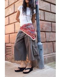 Urban Outfitters - Uo Red Paisley Voile Scarf - Lyst