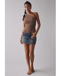 Vintage & ReMADE by UO - Remade By Uo Remnants Twisted One-Shoulder Asymmetrical Top - Lyst