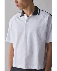 Standard Cloth - Boxy Cotton Polo Shirt Top - Lyst
