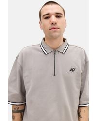 iets frans... - Taupe Short Sleeve Polo Shirt - Lyst