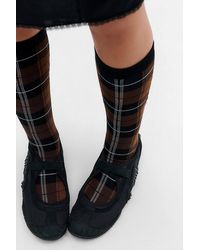 Out From Under - Tartan Knee High Socks - Lyst