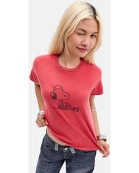 Urban Outfitters - Uo Dj Snoopy Relaxed T-shirt - Lyst