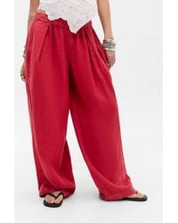 BDG - Bobbi Baggy Linen Cocoon Trousers - Lyst