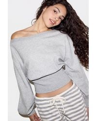 Out From Under - Good Days Off-shoulder Sweatshirt - Lyst
