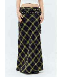 The Ragged Priest - Vicious Checked Maxi Skirt Xs At Urban Outfitters - Lyst