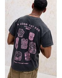 Urban Outfitters - Uo Good Day Cat T-shirt - Lyst