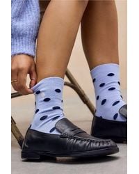 Out From Under - Polka Dot Sports Socks - Lyst