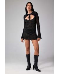 Urban Outfitters - Uo Alexa Sequin Knit 90s Mini Dress - Lyst