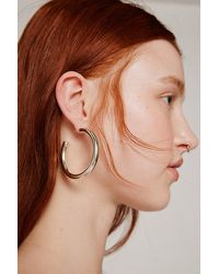 Urban Outfitters - Essential Large Tube Hoop Earring - Lyst