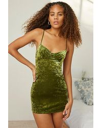 Out From Under - X Only Hearts Velvet Underwire Mini Dress - Lyst
