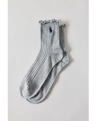 Polo Ralph Lauren - Lettuce Edge Ankle Sock - Lyst