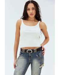 Urban Outfitters - Uo Slim Leather Belt - Lyst
