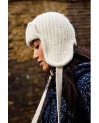 Urban Outfitters - Uo Agnes Knit Trapper Hat - Lyst