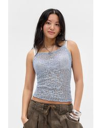 Kimchi Blue - Floral Knit Cami - Lyst