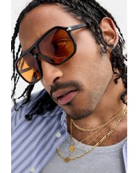Urban Outfitters - Uo Black Monaco Sunglasses - Lyst