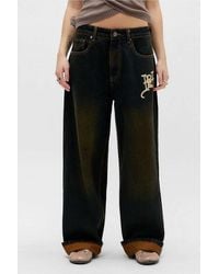 Ed Hardy - Uo Exclusive Embroidered Dragon Jeans - Lyst