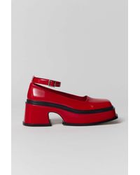 Jeffrey Campbell Regal Mary Jane Pump in Red | Lyst