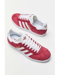 adidas gazelle red womens