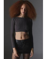 Silence + Noise - Ezra Cropped Pullover Sweater - Lyst