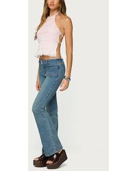 Edikted - Amit Tiered Chiffon Halter Top - Lyst