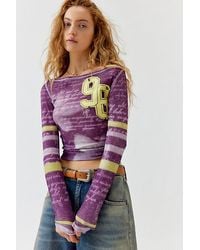 Urban Outfitters - 98 Mesh Long Sleeve Tee - Lyst