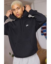 Nike - Club Logo Fleece Pullover Hoodie Sweatshirt - Lyst