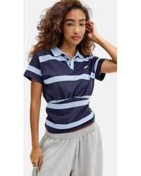 iets frans... - Cinch Waist Polo Shirt Xs At Urban Outfitters - Lyst