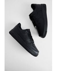Nike - Retro Black Air Force 1 Trainers - Lyst