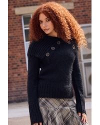 BDG - Toto Asymmetric Button Jumper - Lyst