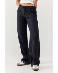 BDG - Black Five-pocket Linen Pants - Lyst