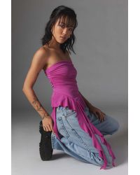 Urban Outfitters - Uo Fiona Asymmetrical Tube Top - Lyst
