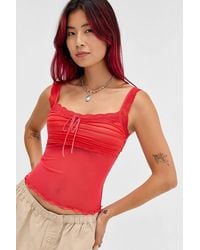 Kimchi Blue - Dara Mesh Lace Cami - Lyst