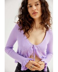 Urban Outfitters - Uo Maryn Tie-front Cardigan - Lyst