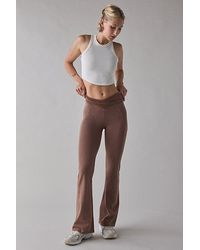 Out From Under - Sculpt High Rise Crossover Flare Legging Pant - Lyst
