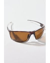 Urban Outfitters - Axel Two-Tone Shield Sunglasses - Lyst