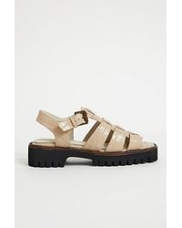 INTENTIONALLY ______ - Haddie Leather Fisherman Sandal - Lyst