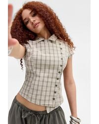 Silence + Noise - Silence + Noise Blake Military Button-up Shirt - Lyst