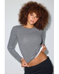 Out From Under - Bec Crew Neck Long Sleeve Tee - Lyst