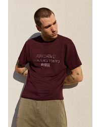 Urban Outfitters - Uo Archive Short Sleeve Slub Graphic Tee - Lyst