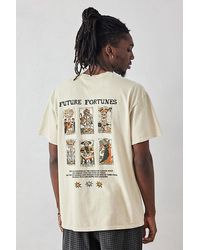 Urban Outfitters - Uo Ecru Future Fortune Tee - Lyst