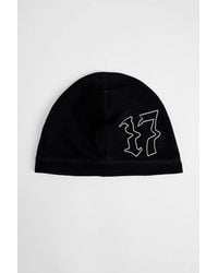 iets frans... - Black Jersey Skull Beanie - Lyst