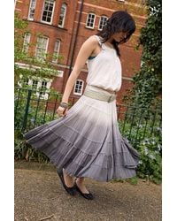 Kimchi Blue - Eila Dip Dye Midi Skirt - Lyst